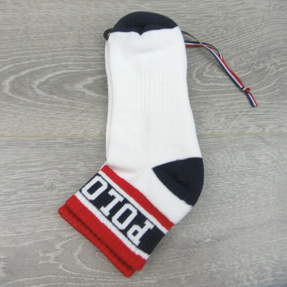 Polo Ralph Lauren USA Polo Quarter Low Socks Mens Size 6-12.5 (1 PAIR) NEW - Picture 3 of 9